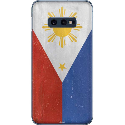 Philippines Flag Distressed Galaxy S10e Skin